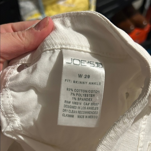 Joe's Jeans Women's Crisp White Skinny Ankle Jeans size 29 - Picture 6 of 6